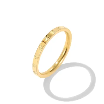 DODOGOGO Titanium Steel Rings Women's