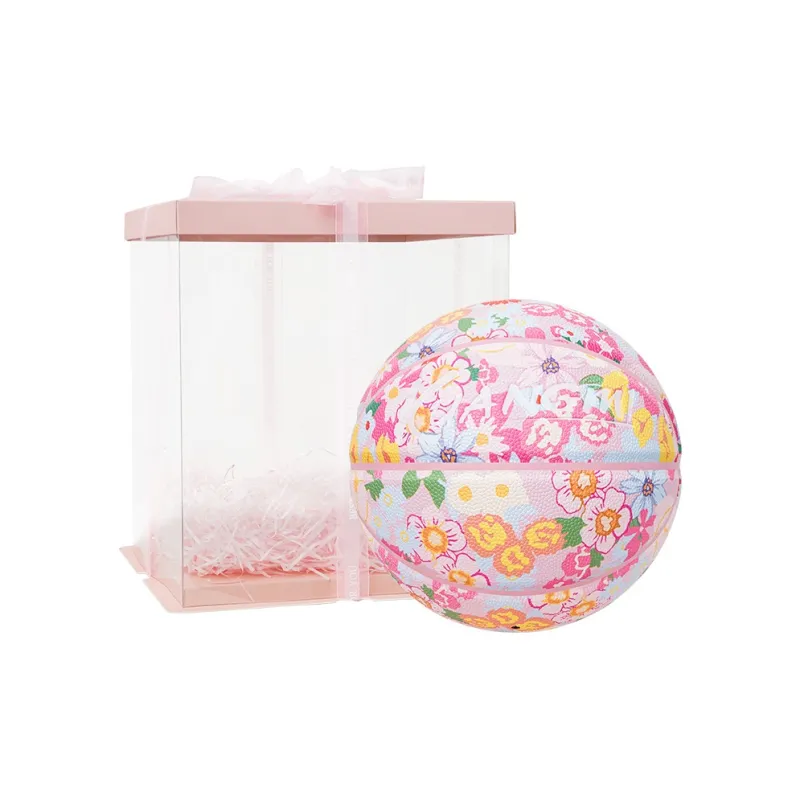 Kuangmi PU Basketball Pink Multicolor Size 7 Ball Street Unisex-8