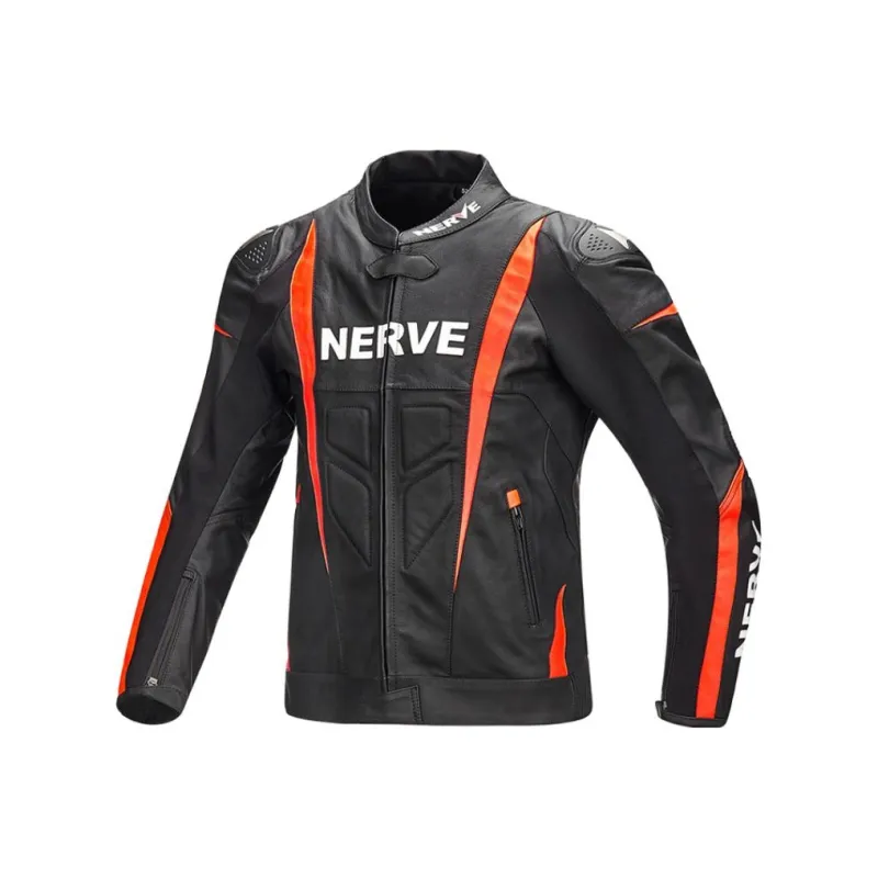 NERVE Biker Jacket Leather Unisex-4