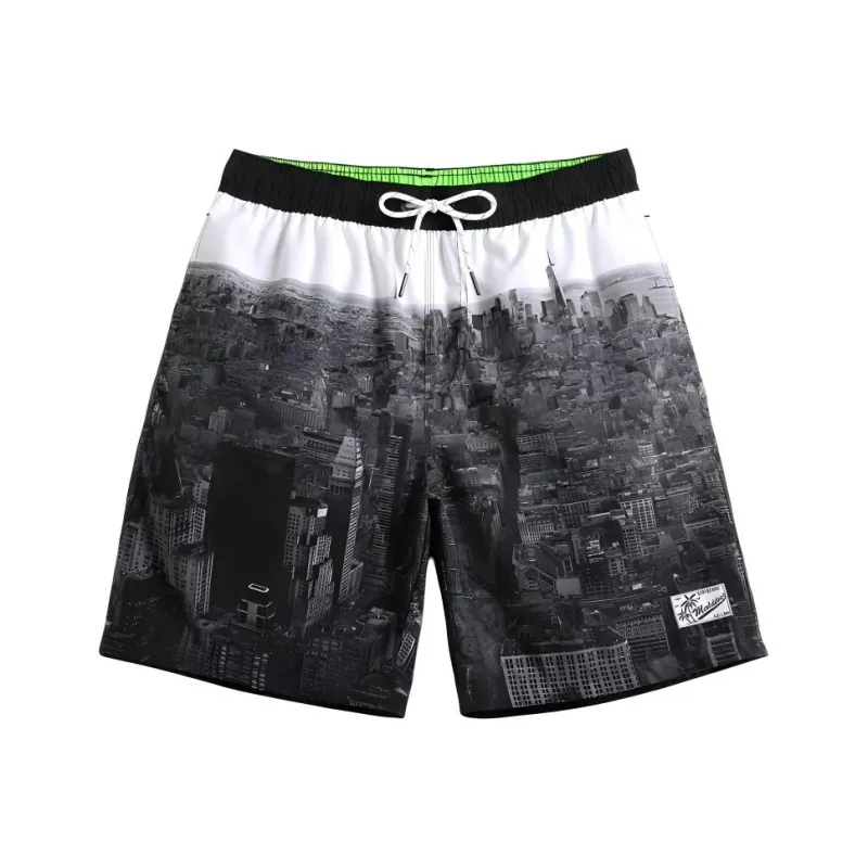GAILANG Beach Shorts Men's Black-0