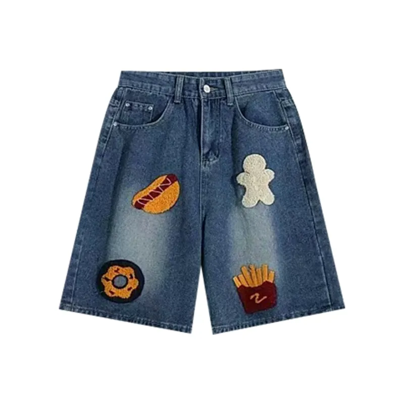 DJ.SPIRIT Denim Shorts Unisex-5