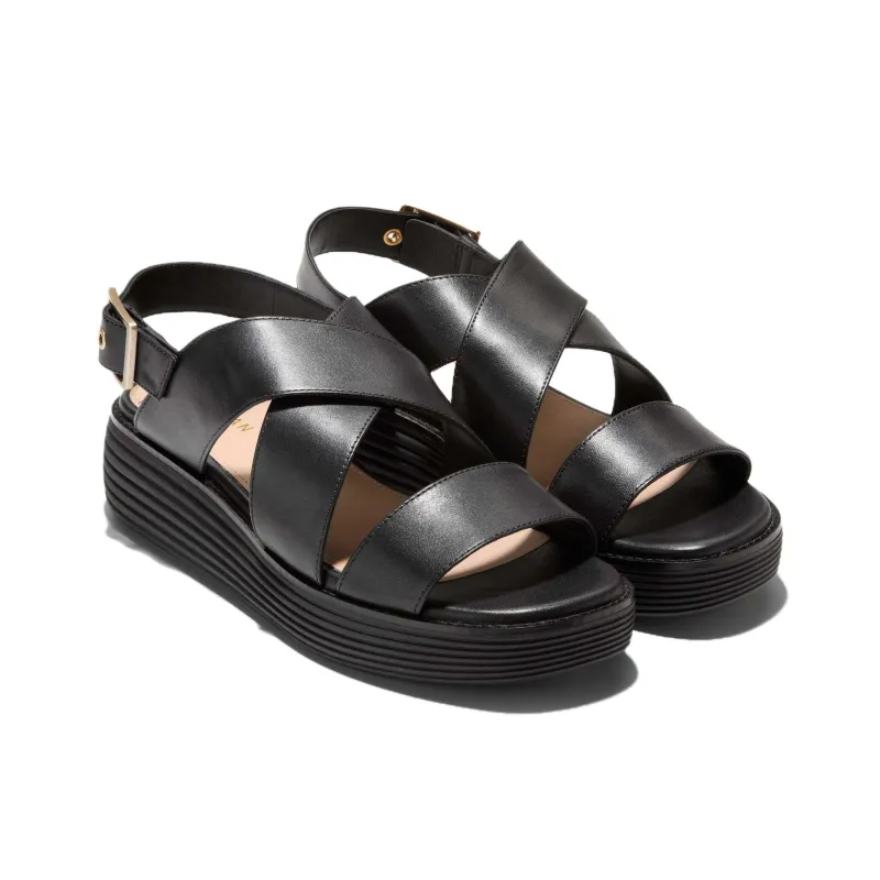 COLE HAAN One Strap Sandals Women's Black-2