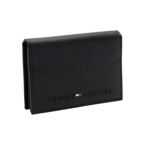 Tommy Hilfiger Leather Card Holder Men's Black