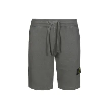 STONE ISLAND Logo Patch Drawstring Bermuda Shorts