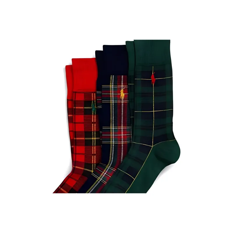 Polo Ralph Lauren Mid Calf Socks Men's 3 Pack-2