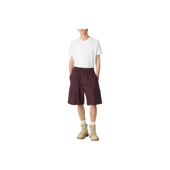 Bottega Veneta SS25 Cargo Shorts Men's Eggplant Color