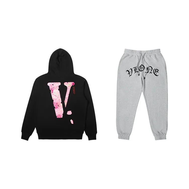 VLONE Big Logo Series Sweatshirt Sets Unisex-0