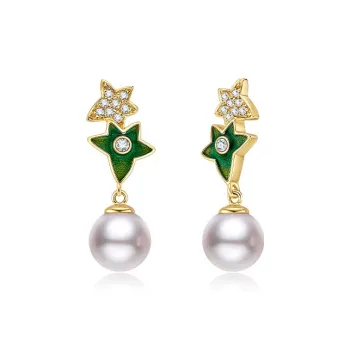 IL&CO. Pearl Earrings Women's