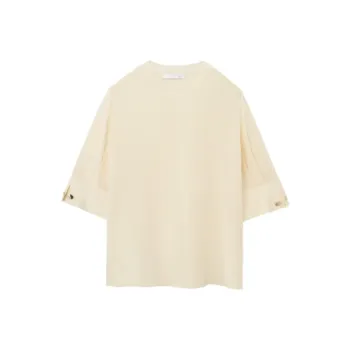 OVV T-Shirts Women's Light Egg Yellow 11