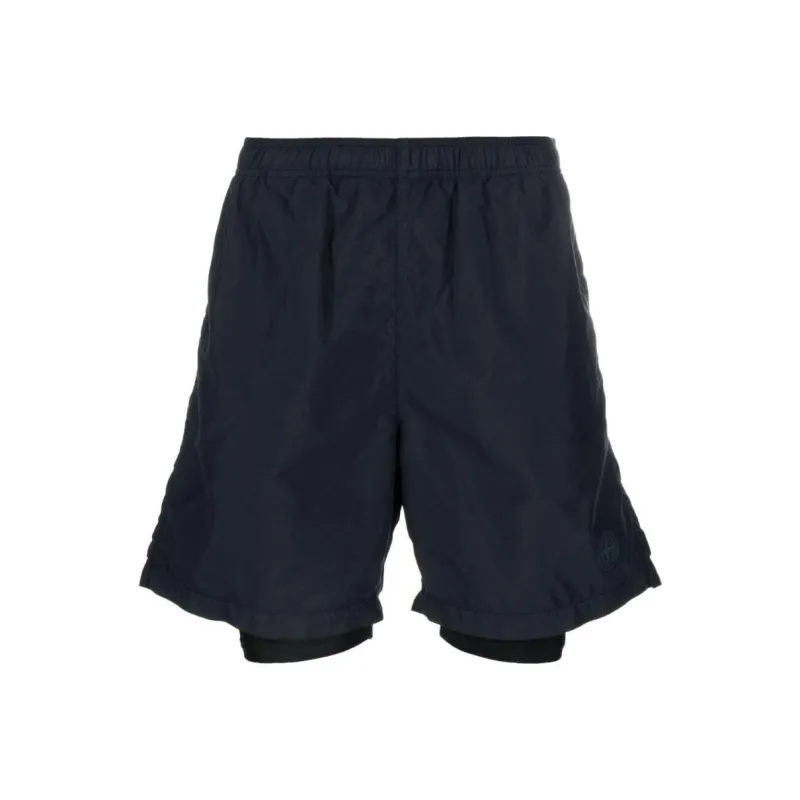 STONE ISLAND Casual Shorts Men's Black-0