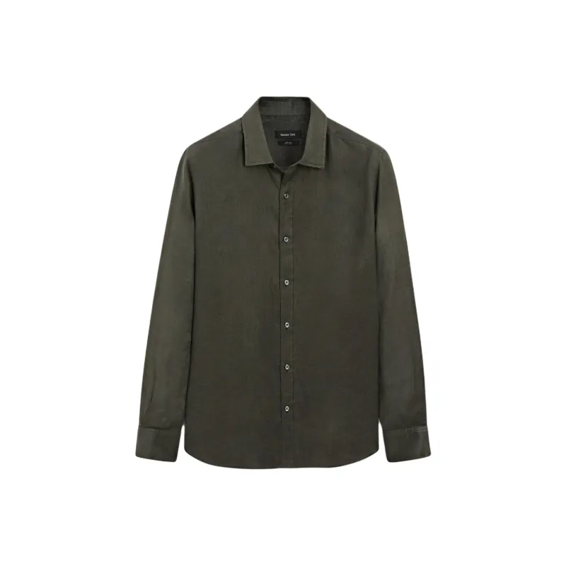 Massimo Dutti Shirt Men's Green-0