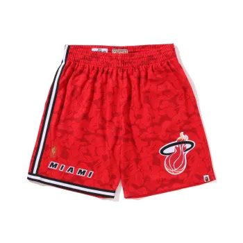 A BATHING APE X Mitchell & Ness Miami Heat Shorts