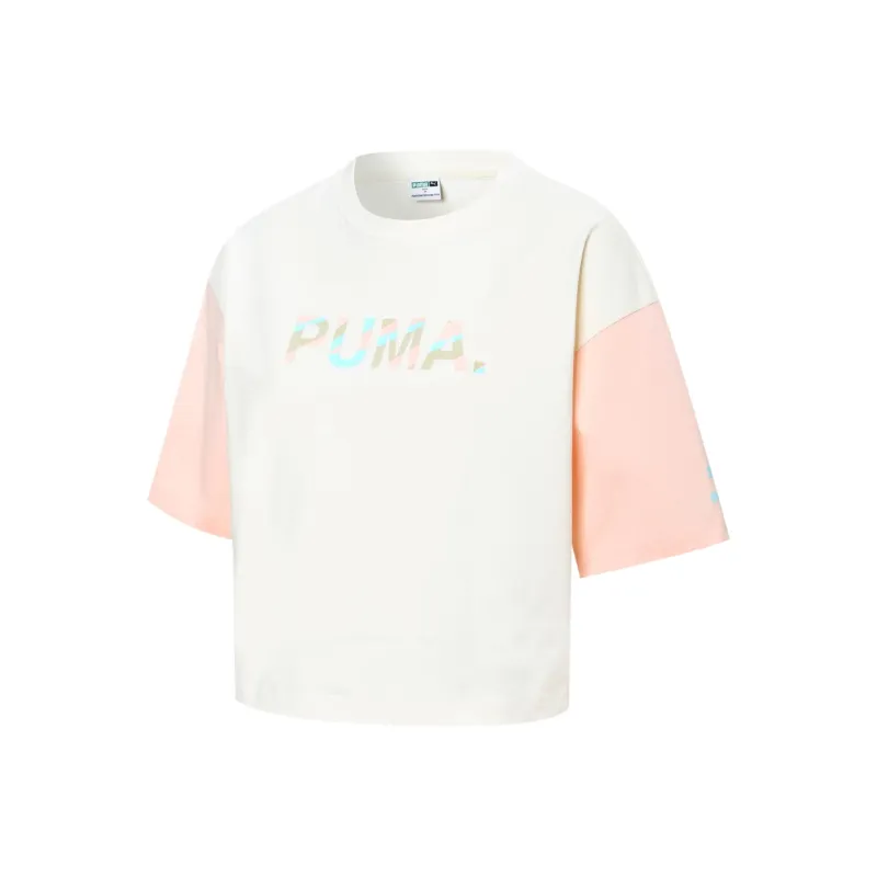 PUMA Crop Tops Women's White-0