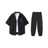 Top Black+Pants Black