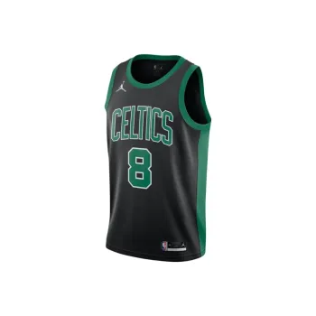 Jordan Basketball Jerseys Men's Black Green