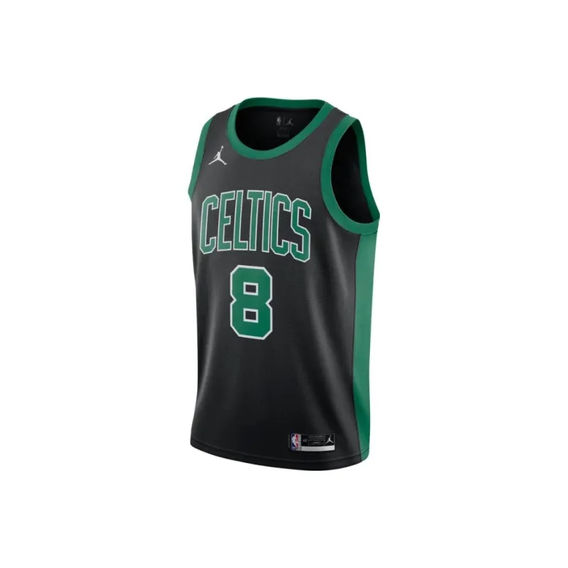 Jordan Basketball Jerseys Men's Black Green-0
