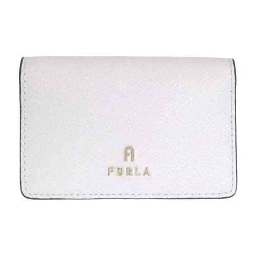 Furla Leather Card Holder Women's Marshmallow White