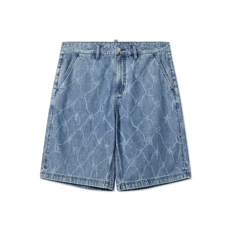 Cabbeen Denim Shorts Men's Cerulean 47-0