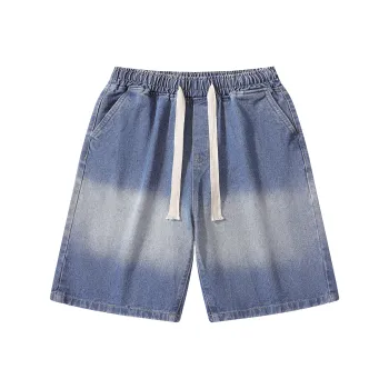 Ghost Mask Denim Shorts Unisex