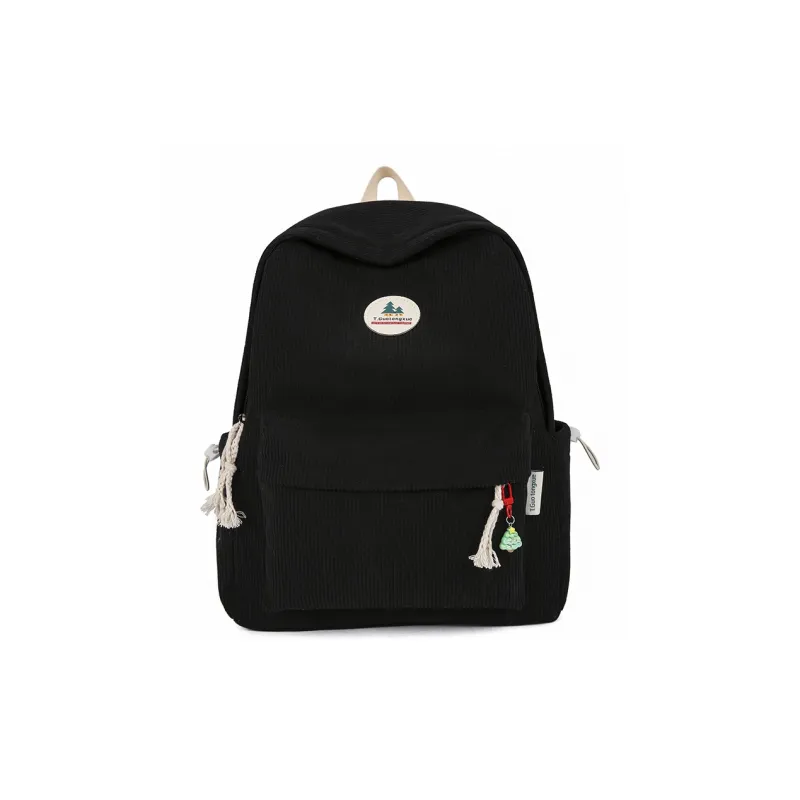 SUN EARTH &U Corduroy Backpack Unisex Multicolor-6
