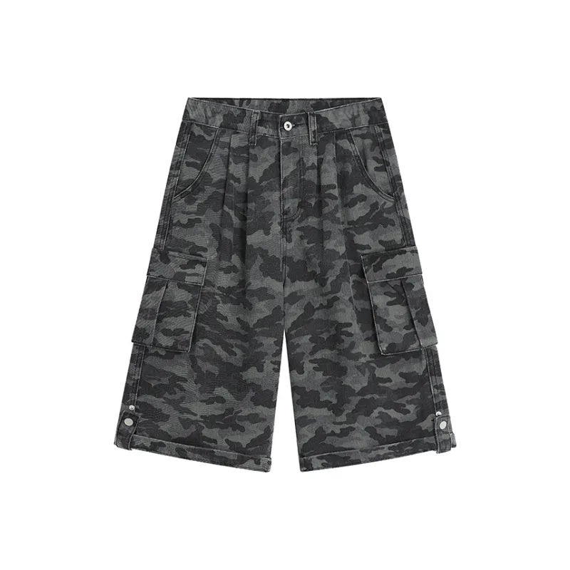 WOLF CODE Cargo Shorts Unisex Camouflage-0