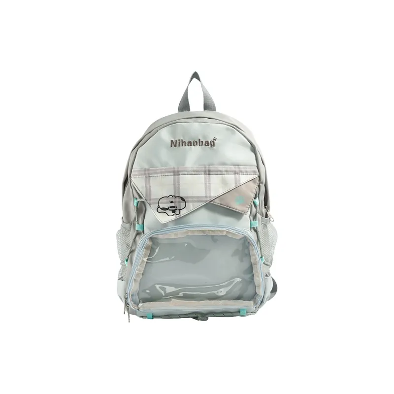 SUN EARTH &U Nylon Fabric Backpack Unisex Multicolor-1