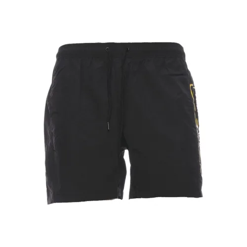 BARBOUR Logo Printed Drawstring Swim Shorts