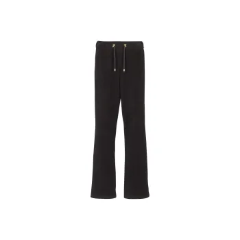 BALMAIN Monogram Velvet Cotton Joggers