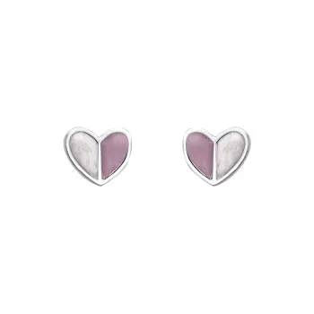QUIET LOVE Sterling Silver Stud Earrings Women's
