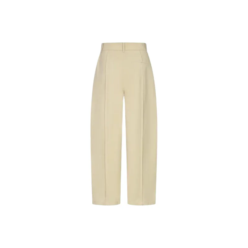 URBAN REVIVO Casual Pants Women's Khaki Brown-1
