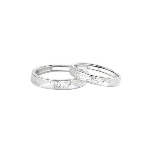 DAWO S999 Fine Silver Rings Unisex
