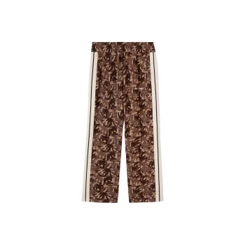 PALM ANGELS Camo Palm Tree Printed Track Pants