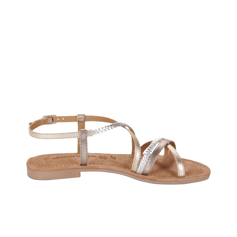 Tamaris Roman Sandals 1cm Women's Platinum-1