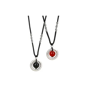 JINJI Natural Agate Necklaces Unisex