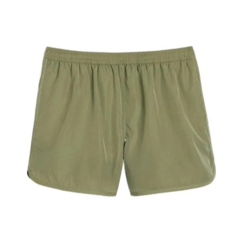 AMIPARIS Logo Plaque Elasticated Waistband Swim Shorts-0