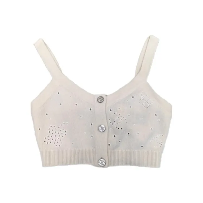 CHANEL Tank Tops Women's White-0