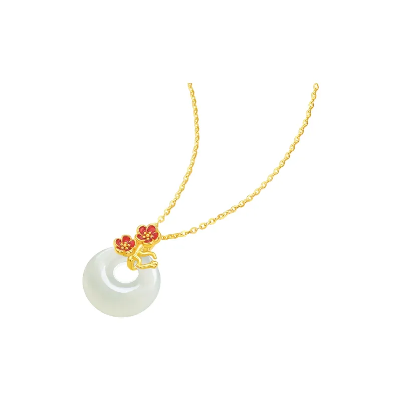 ZHOU LIU FU Chalcedony Necklaces Unisex-1