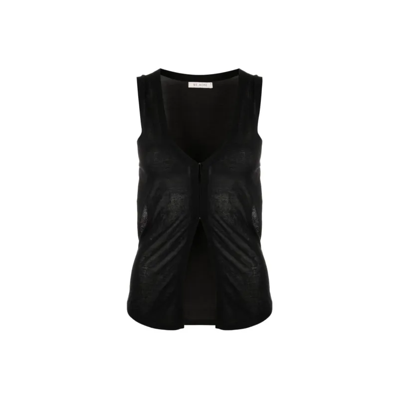 ST. AGNI Tank Tops Women's Black-0