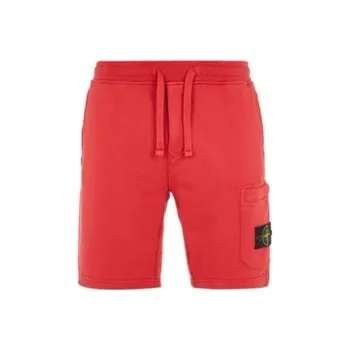 STONE ISLAND Fleece Logo Shorts