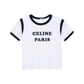 CELINE SS22 Crop Tops Women's White
