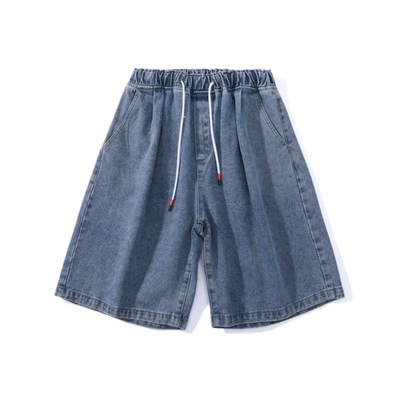 DUNHUANG ART INSTITUTE Denim Shorts Unisex-13