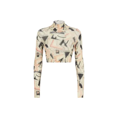 FENDI FW22 Slim Fit Sweater Women's Beige