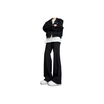 KIRHNE Casual Pants Unisex Black