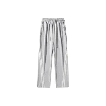 TEN MIRO Casual Pants Unisex Heather Gray