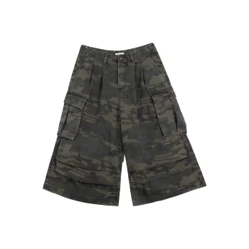 HEIYIXIANSHENG Cargo Shorts Unisex Camouflage