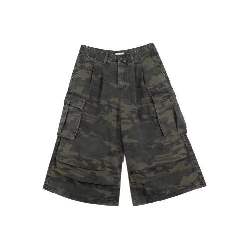 button-up front shorts