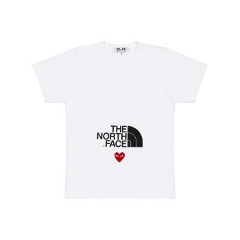 CDG Play Cdg X The North Face T shirt White