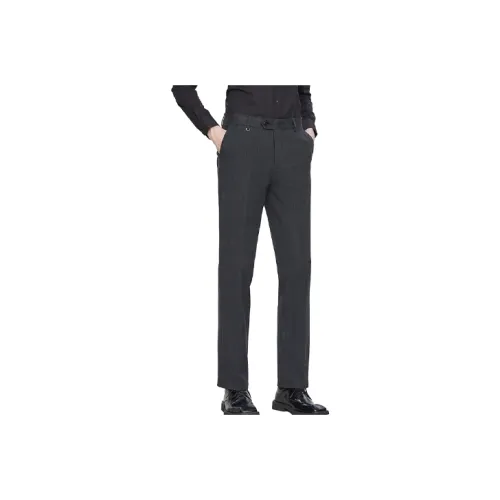 Red Bean Casual Pants Men's Gray