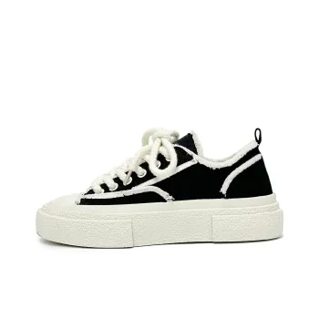 VANSSI Lightweight And Breathable Low Top Skateboard Shoes Unisex Black