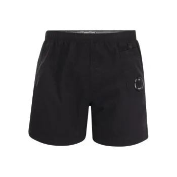 C.P.Company Logo Patch High Waist Swim Shorts